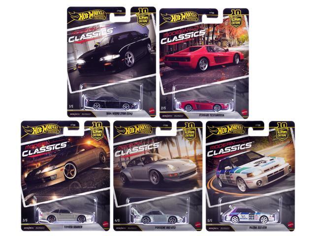 'Modern Classics' 5 piece Set 'Car Culture 10th Anniversary' 2026 Series S Diecast Model Cars by Hot Wheels
