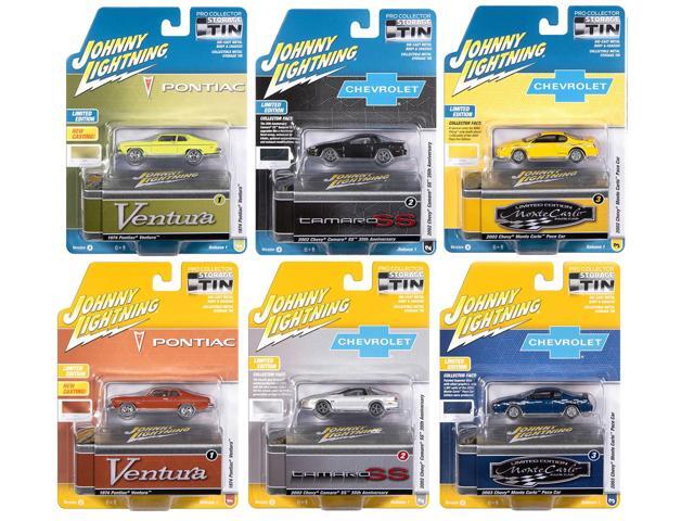 Johnny Lightning Collector's Tin 2026 Set of 6 Cars Release 1 Limited Edition 1/64 Diecast Model Cars by Johnny Lightning