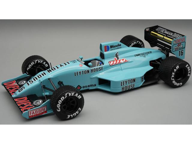 March 881 #16 Ivan Capelli 3rd Place F1 'Belgian GP' (1988) 'Mythos Series' with Display Case 1/18 Model Car by Tecnomodel