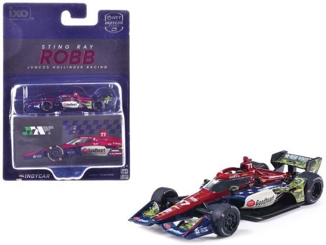 Dallara IndyCar #77 Sting Ray Robb Juncos Hollinger Racing 'NTT IndyCar Series' (2026) 1/64 Diecast Model Car by IXO Models