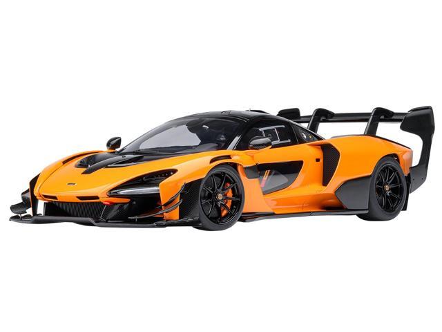 McLaren Senna GTR Orange with Black Top 1/18 Model Car by Autoart