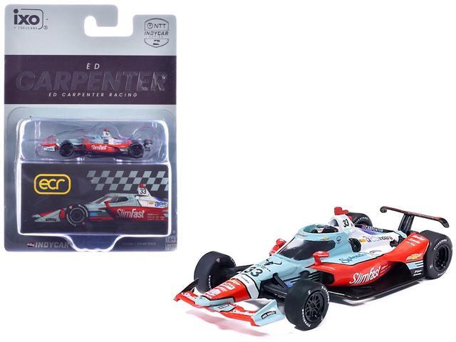 Dallara IndyCar #33 Ed Carpenter 'Slim Fast' Ed Carpenter Racing 'NTT IndyCar Series' 2026 1/64 Diecast Model Car by IXO Models