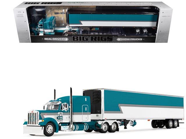 Peterbilt 379 with 63' Mid-Roof Sleeper and 53' Trailer with Reefer 1/64 by DCP/First Gear