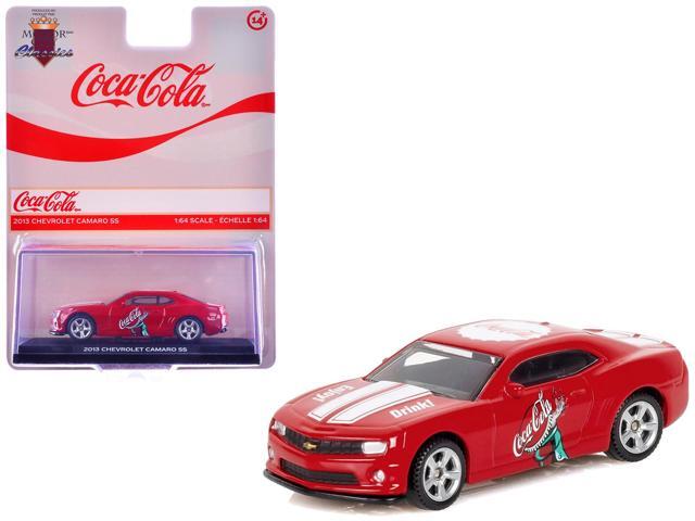 2013 Chevrolet Camaro SS 'Coca-Cola' Red with White Stripes 1/64 Diecast Model by Motorcity Classics