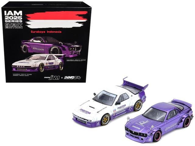 International Automotive Modified (IAM) '2025 Surayaba, Indonesia' Box Set of 2 Pieces 1/64 Diecast Model Cars by Inno Models