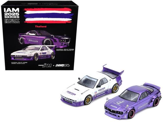 International Automotive Modified (IAM) '2025 Thailand' Box Set of 2 Pieces 1/64 Diecast Model Cars by Inno Models