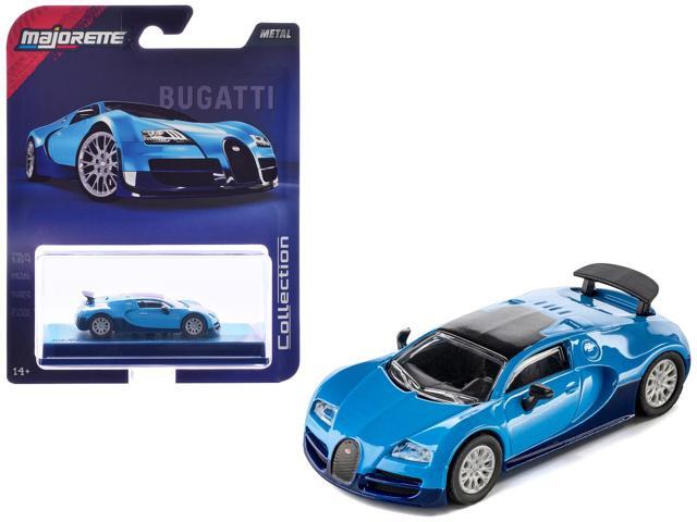 2005 Bugatti Veyron 16.4 Super Sport Blue 'Collection' Series 1/64 Diecast Model Car by Majorette