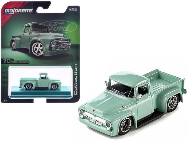 1956 Ford F-100 Pickup Truck Light Green 'Collection' Series 1/64 Diecast Model Car by Majorette