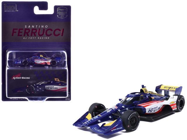 Dallara IndyCar #14 Santino Ferrucci 'HFOT. Org' AJ Foyt Racing 'NTT IndyCar Series' (2026) 1/64 Diecast Model Car by IXO Models