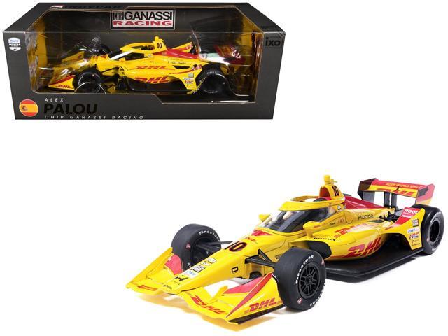 Dallara IndyCar #10 Alex Palou 'DHL' Chip Ganassi Racing 'NTT IndyCar Series' (2026) 1/18 Diecast Model Car by IXO Models