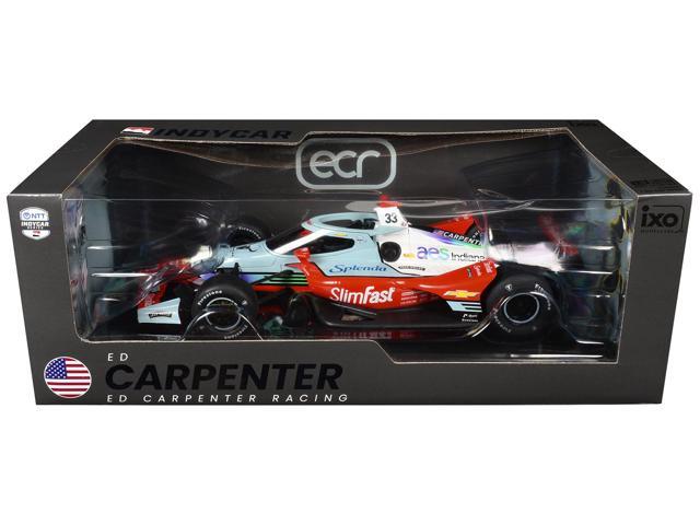 Dallara IndyCar #33 'Slim Fast' Ed Carpenter Racing 'NTT IndyCar Series' (2026) 1/18 Diecast Model Car by IXO Models
