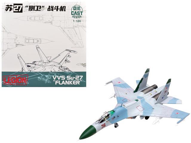 Sukhoi Su-27 Flanker-B Aircraft 'Red 36, 941st Fighter Aviation Regiment' (1987) Soviet Air Force 1/100 Diecast Model by Legion