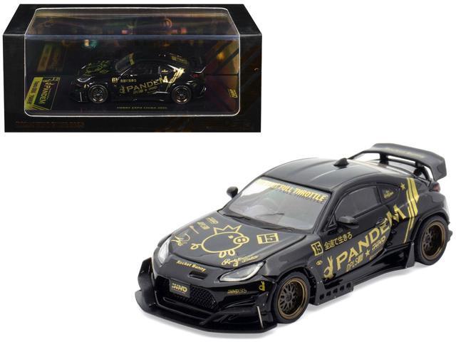 Toyota GR86 'Pandem' RHD Black with Gold Graphics 'Hobby Expo China 2025 Event Exclusive' 1/64 Diecast Model Car by Inno Models