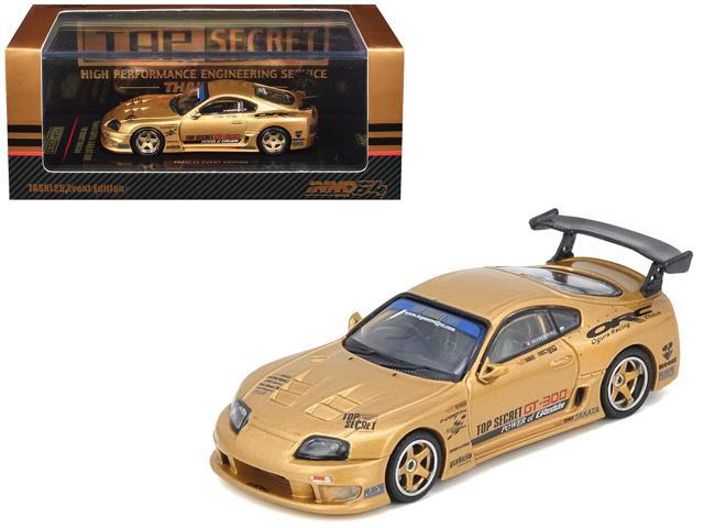 Toyota Supra (A80) GT300 Gold Metallic 'Tokyo Auto Salon Kuala Lumpur 2025 Event Ex' 1/64 Diecast Model Car by Inno Models