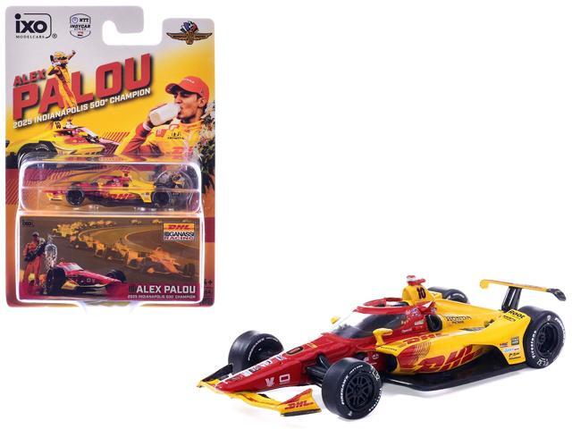 Dallara IndyCar #10 Alex Palou 'DHL - Chip Ganassi Racing' Winner 'Indianapolis 500' (2025) 1/64 Diecast Model by IXO Models