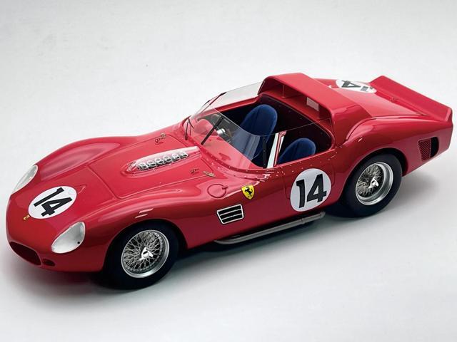 Ferrari 330 TRI-LM #14 3rd Place '24 Hours of Le Mans Test' (1962) 'Mythos Series' w/Display Case 1/18 Model Car by Tecnomodel