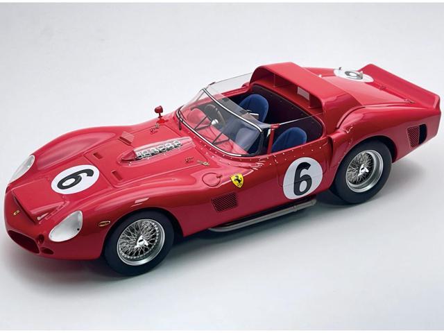 Ferrari 330 TRI-LM #6 '24 Hours of Le Mans' (1962) 'Mythos Series' with Display Case Limited Ed 1/18 Model Car by Tecnomodel