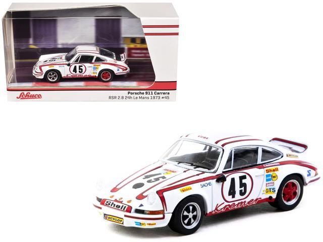 Porsche 911 Carrera RSR 2.8 #45 GTS 3.0 Class Winner '24 Hrs of Le Mans' (1973) 1/64 Diecast Model Car by Schuco & Tarmac Works