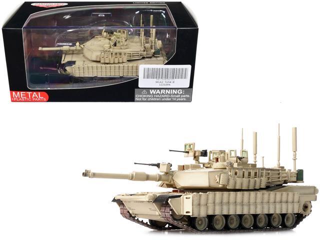 General Dynamics M1A2 Abrams TUSK II MBT (Main Battle Tank) 'Armor Premium' Series 1/72 Diecast Model by Panzerkampf