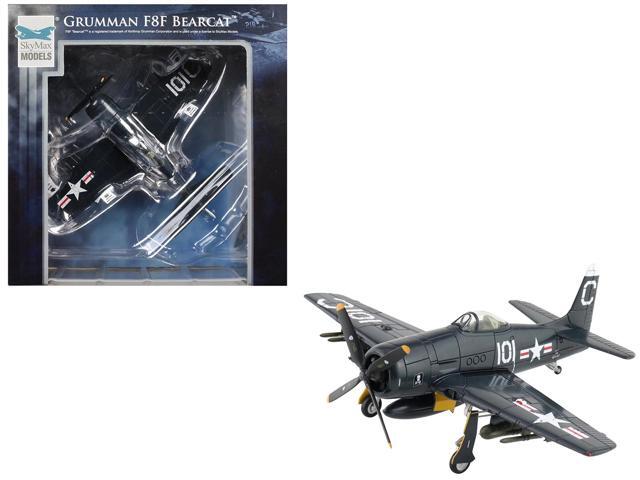 Grumman F8F-2 Bearcats Fighter Aircraft 'Jolly Rogers' (1949) US Navy 'SkyMax Flying Heroes' 1/72 Diecast Model by Hobby Master