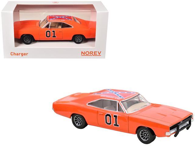 1969 Dodge Charger #01 'General Lee' Orange 1/43 Diecast Model Car by Norev