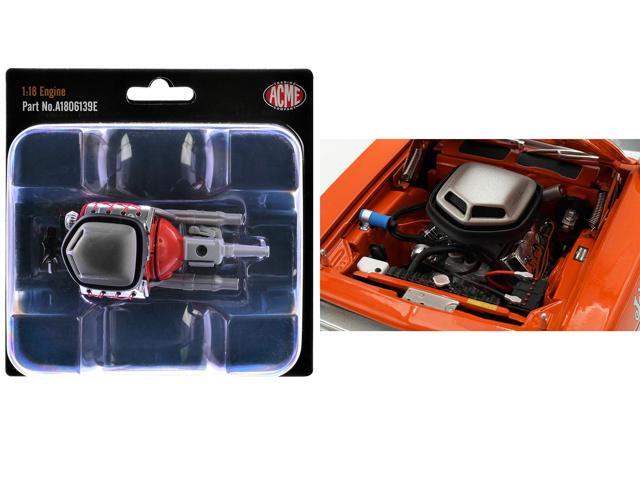 426 HEMI Engine and Transmission Replica from '1970 Plymouth HEMI Cuda' 1/18 Model by ACME