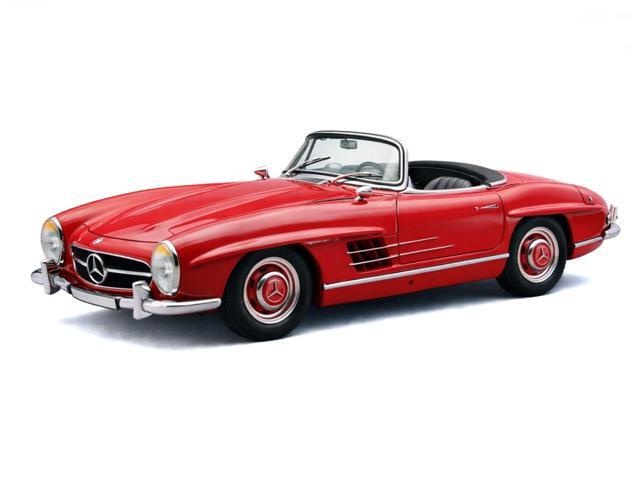 Mercedes-Benz 300 SL (W198 II) Roadster Red Limited Edition to 1500 pieces Worldwide 1/18 Diecast Model Car by CMC