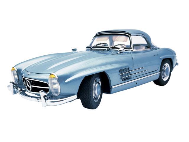 Mercedes-Benz 300 SL (W198 II) Roadster Blue Metallic Limited Edition to 1500 pieces Worldwide 1/18 Diecast Model Car by CMC