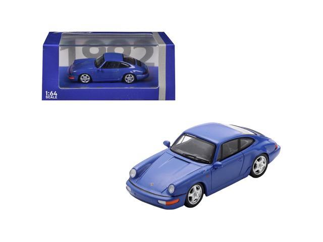 1992 Porsche 911 Carrera RS 3.6 Blue 1/64 Model Car by Spark