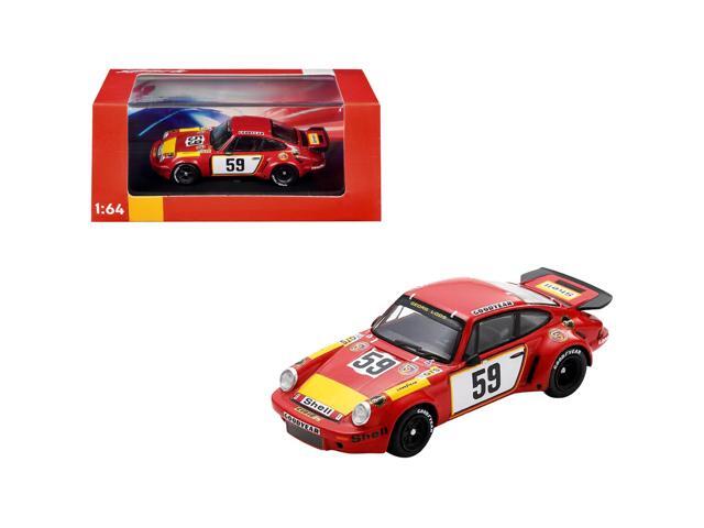 Porsche 911 Carrera RSR #59 'Gelo Racing Team' '24 Hours of Le Mans' (1975) 1/64 Model Car by Spark