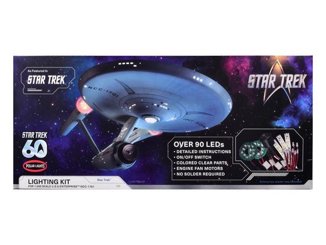 Skill 2 Model Kit Star Trek The Original Series USS Enterprise 60th Anniversary Lighting Set for 1/350 Scale Model Polar Lights