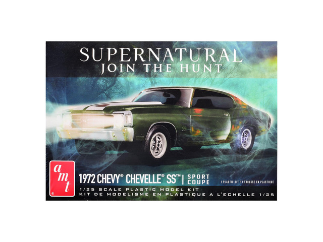 AMT 1/25 Scale 1972 Chevrolet Chevelle SS Supernatural TV Series Plastic Model Kit Skill Level 2