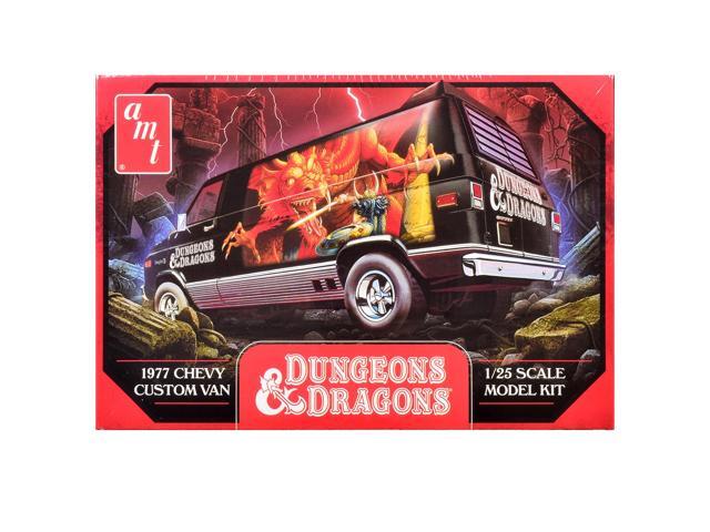 AMT Dungeons and Dragons 1/25 Scale 1974 Chevrolet Custom Van Plastic Model Kit Skill Level 2