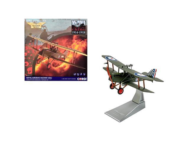 Royal Aircraft Factory SE5a Biplane Aircraft 'Clairmarais South Aerodrome' (1918) Royal Air Force 1/48 Diecast Model by Corgi