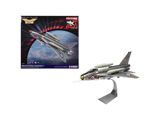 English Electric Lightning F.6 Aircraft 'RAF Leconfield' (1973) Royal Air Force 1/48 Diecast Model by Corgi
