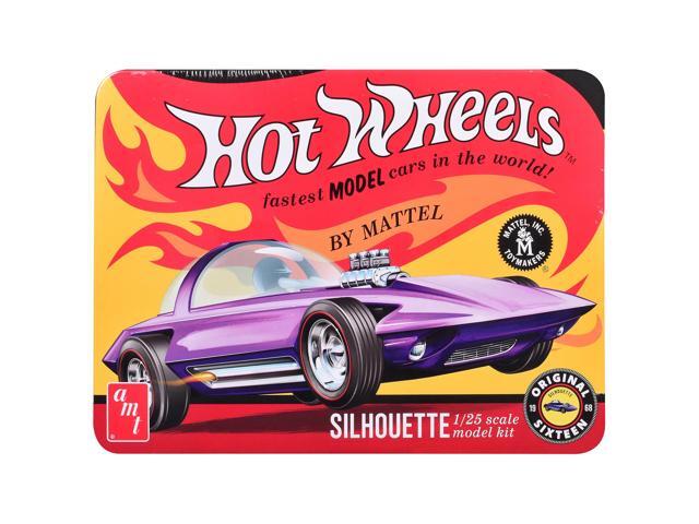 AMT Hot Wheels 1/25 Scale Silhouette Concept Car Plastic Model Kit with Collector Tin Skill Level 2