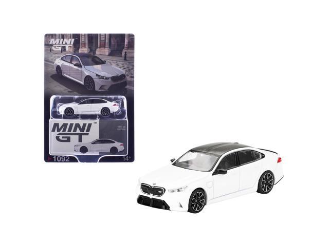 BMW M5 Alpine White with Carbon Top Limited Edition 1/64 Diecast Model Car by Mini GT