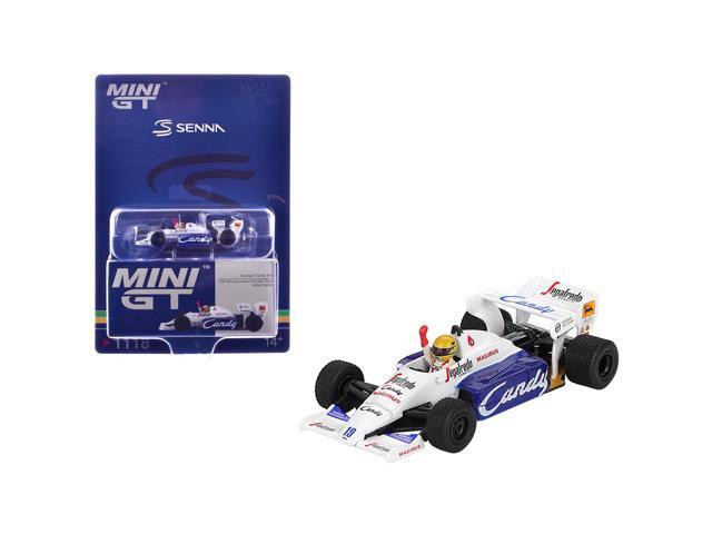 Toleman TG184 #19 2nd Place F1 'Monaco GP' (1984) with Driver Figure Limited Edition 1/64 Diecast Model Car by Mini GT