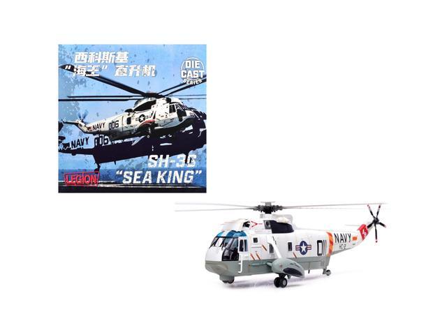 Sikorsky SH-3G Sea King Helicopter 'Fleet Angels, USS John F Kennedy (CVA-67)' (1970s) US Navy 1/72 Diecast Model by Legion