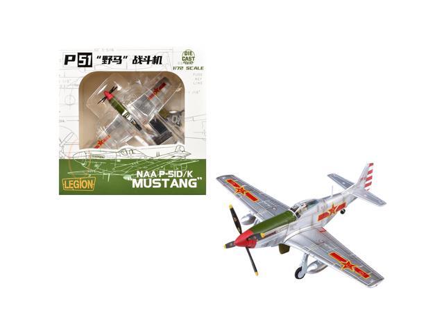 North American P-51K Mustang Aircraft People's Liberation Army Air Force 1/72 Diecast Model Airplane by Legion