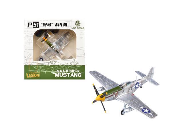 North American P-51D Mustang Aircraft 'Feeble Eagle' (1945) United States Army Air Forces 1/72 Diecast Model Airplane by Legion