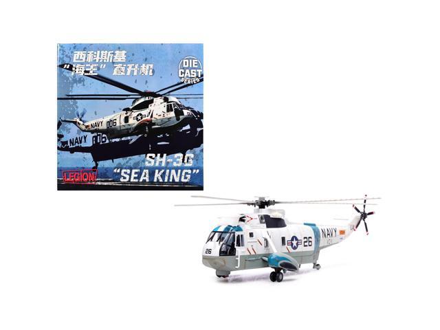 Sikorsky SH-3G Sea King Helicopter 'Blue Alii, NAS Barbers Point, Hawaii' (1970s) US Navy 1/72 Diecast Model by Legion