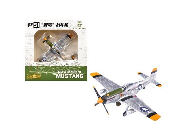 North American P-51D Mustang Aircraft US Army Air Forces 1/72 Diecast Model Airplane by Legion