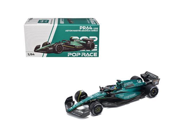 Aston Martin AMR23 #14 Fernando Alonso 'Formula One F1 World Championship' (2023) 1/64 Diecast Model Car by Pop Race