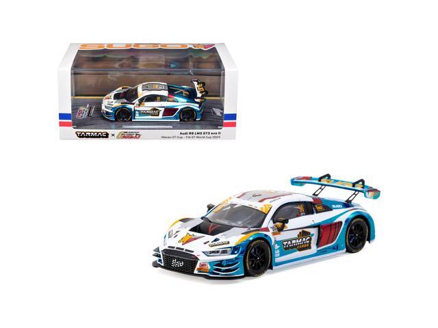 Audi R8 LMS GT3 evo II #30 'Macau GT Cup - FIA GT World Cup' (2024) with A4 Poster 1/43 Diecast Model Car by Tarmac Works