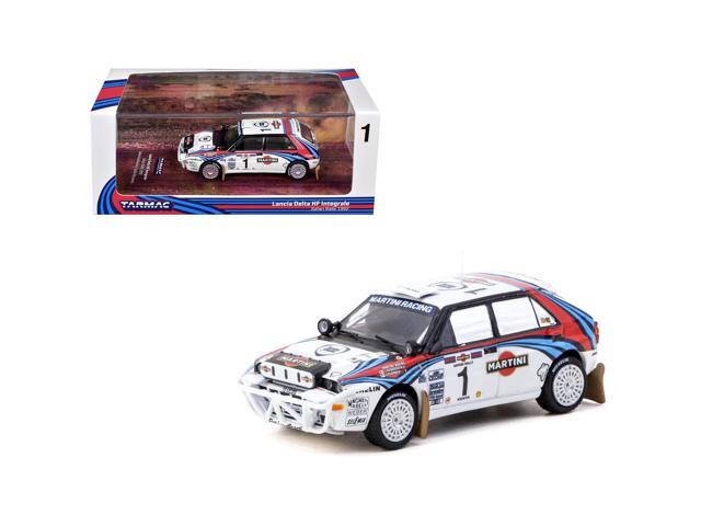 Lancia Delta HF Integrale #1 'Martini Racing' 2nd Place 'Safari Rally' (1992) 'Hobby64' 1/64 Diecast Model Car by Tarmac Works