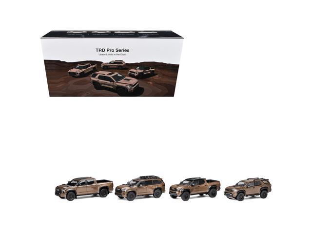 Toyota TRD PRO Mudbath 4 Car Set Limited Edition to 200 pieces Worldwide 1/64 Diecast Model Cars by GCD
