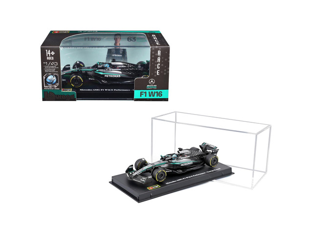 Mercedes-AMG F1 W16 E Performance #63 George Russell F1 'World Championship' (2025) 1/43 Diecast Model Car by Bburago