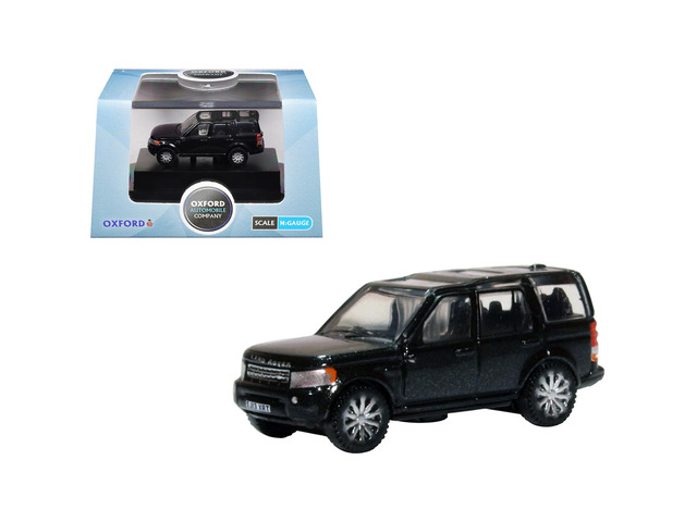 Land Rover Discovery 4 RHD (Right Hand Drive) Santorini Black 1/148 (N) Scale Diecast Model car by Oxford Diecast