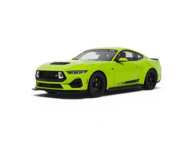 2025 Ford Mustang RTR Spec-3 Lime Green 1/18 Model Car by GT Spirit
